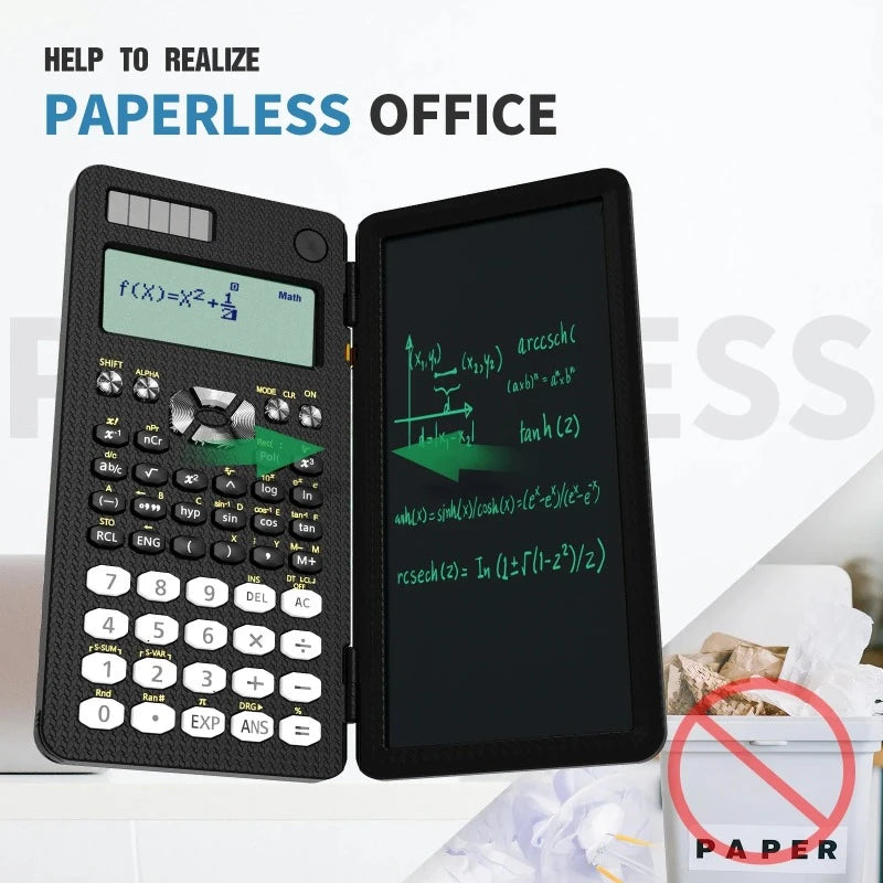Mini Scientific Calculator with LCD Writing Tablet - Palacemax